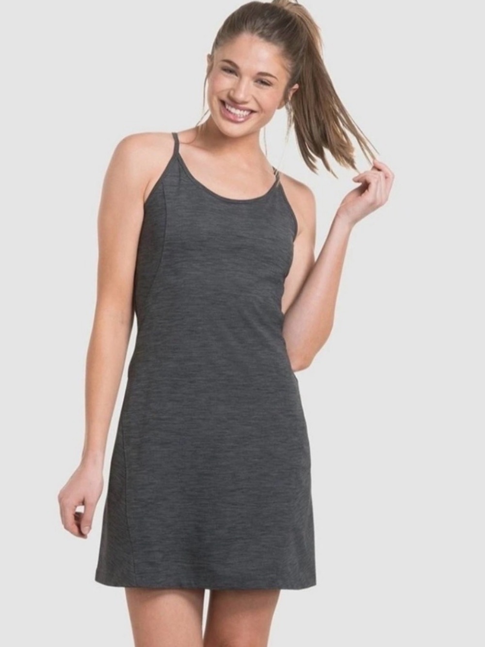 Kuhl Skulpt Mini Dress Charcoal Gray Size Small‎